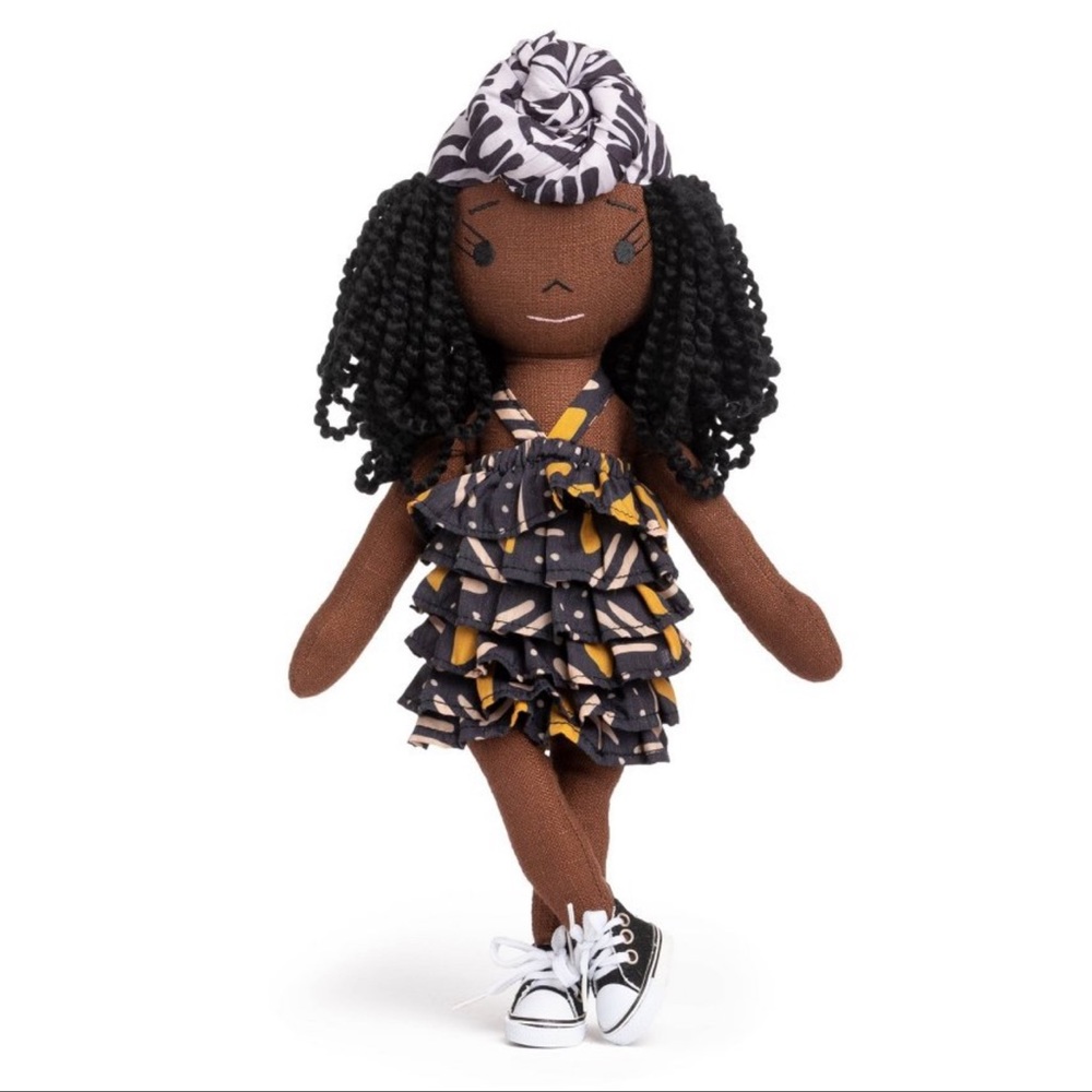 EXCLUSIVE HarperIman Rae 14” Plush Linen Doll - Picture 4 of 9